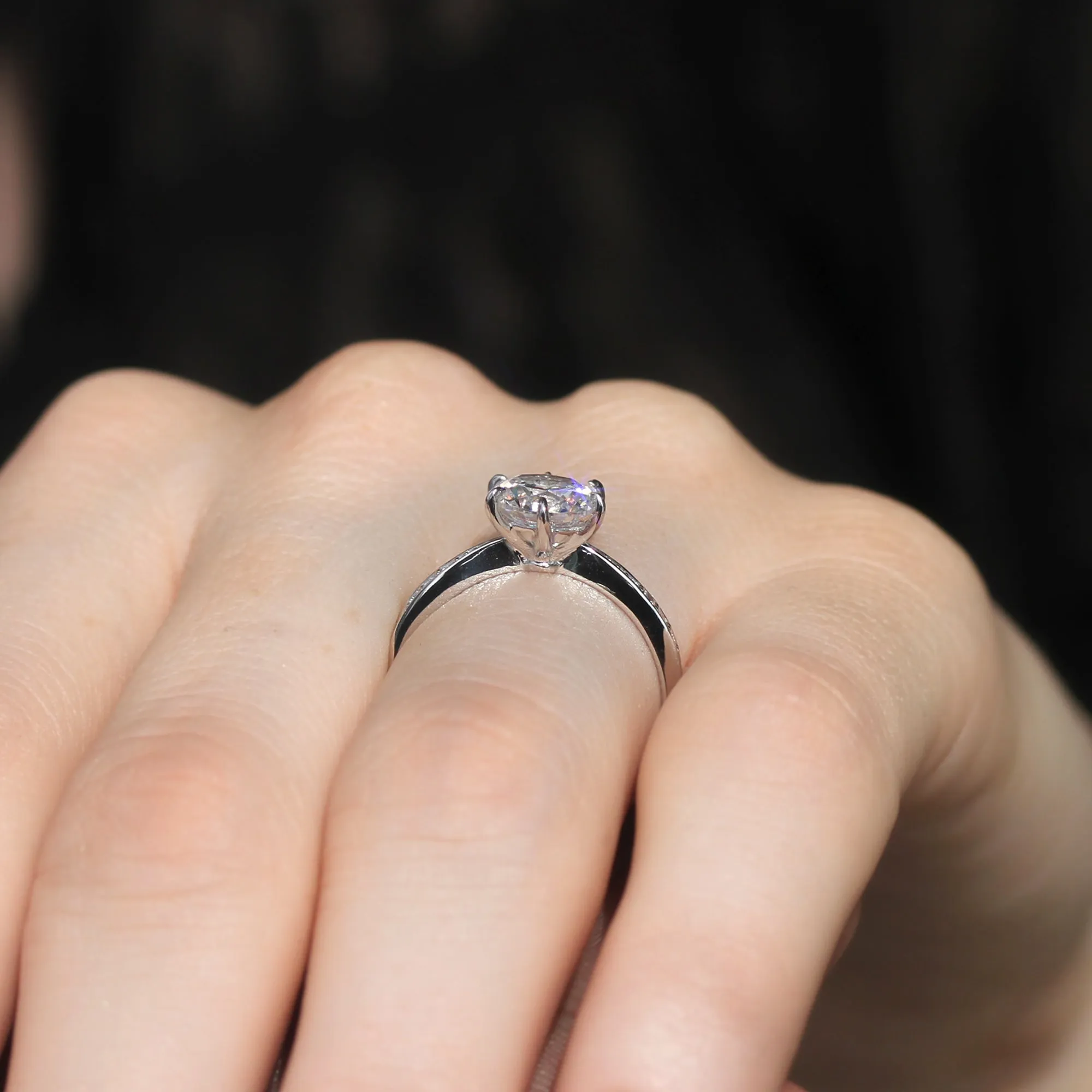 2 Carat Brilliance: Timeless Engagement Ring