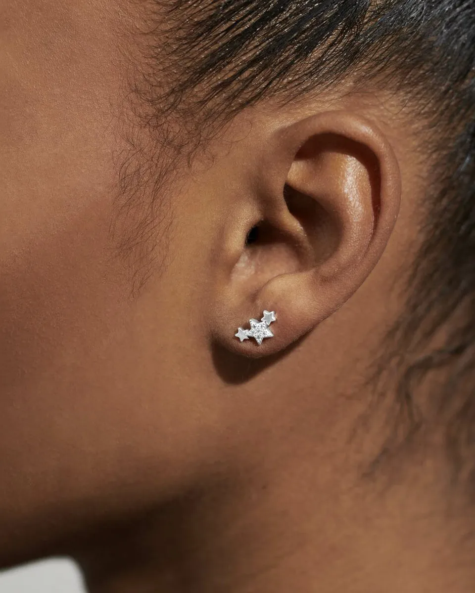 A Little Birthday Wishes Earrings in Silver