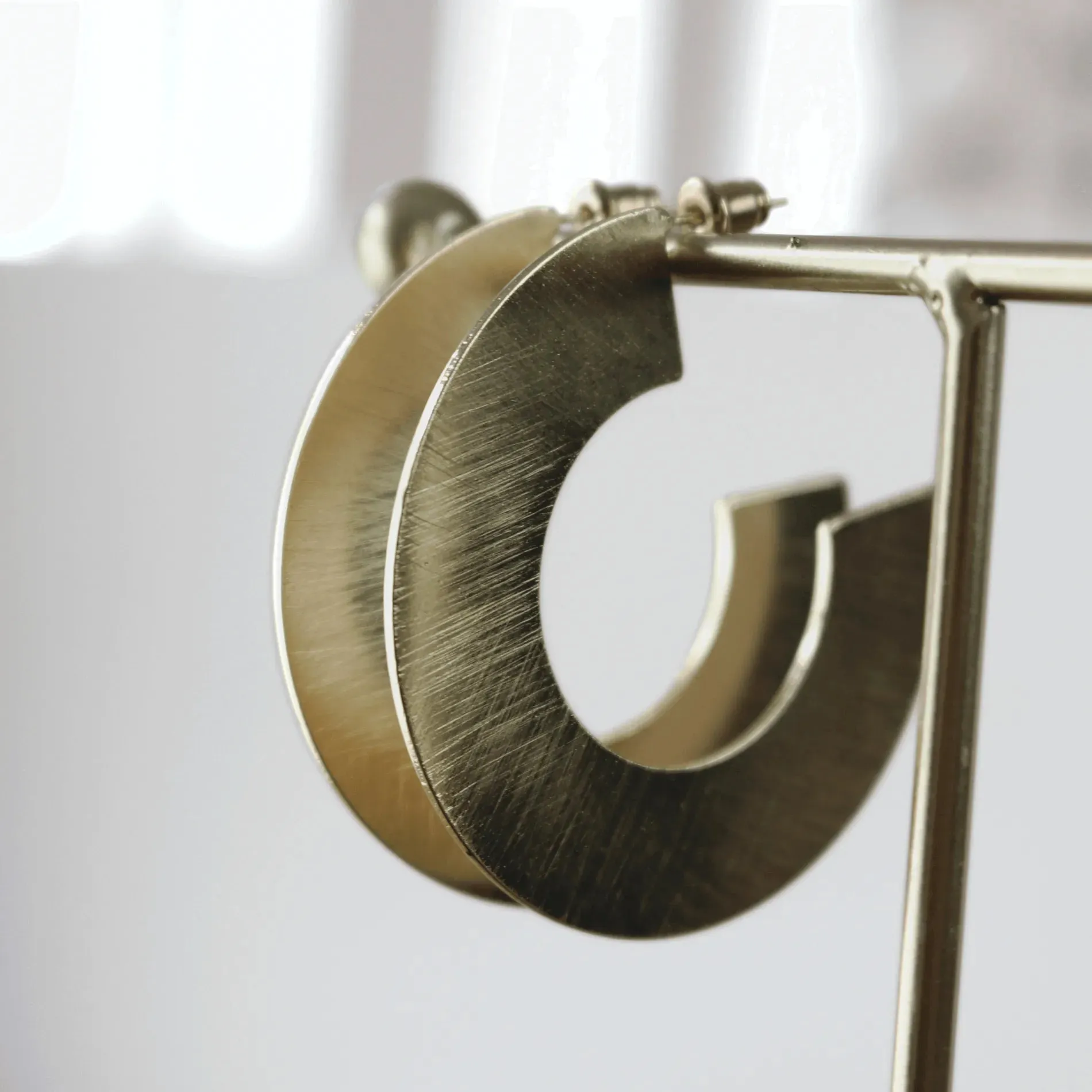 Alaya Chunky Hoop Gold Plating