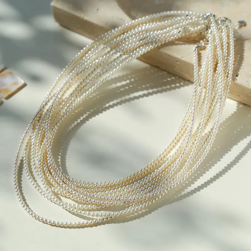 Aurora AK 2.5-3mm Freshwater Pearls Necklace