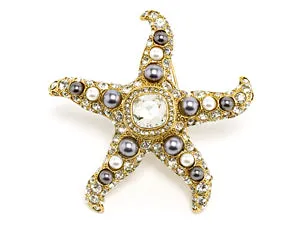 Brooch Starfish Duet