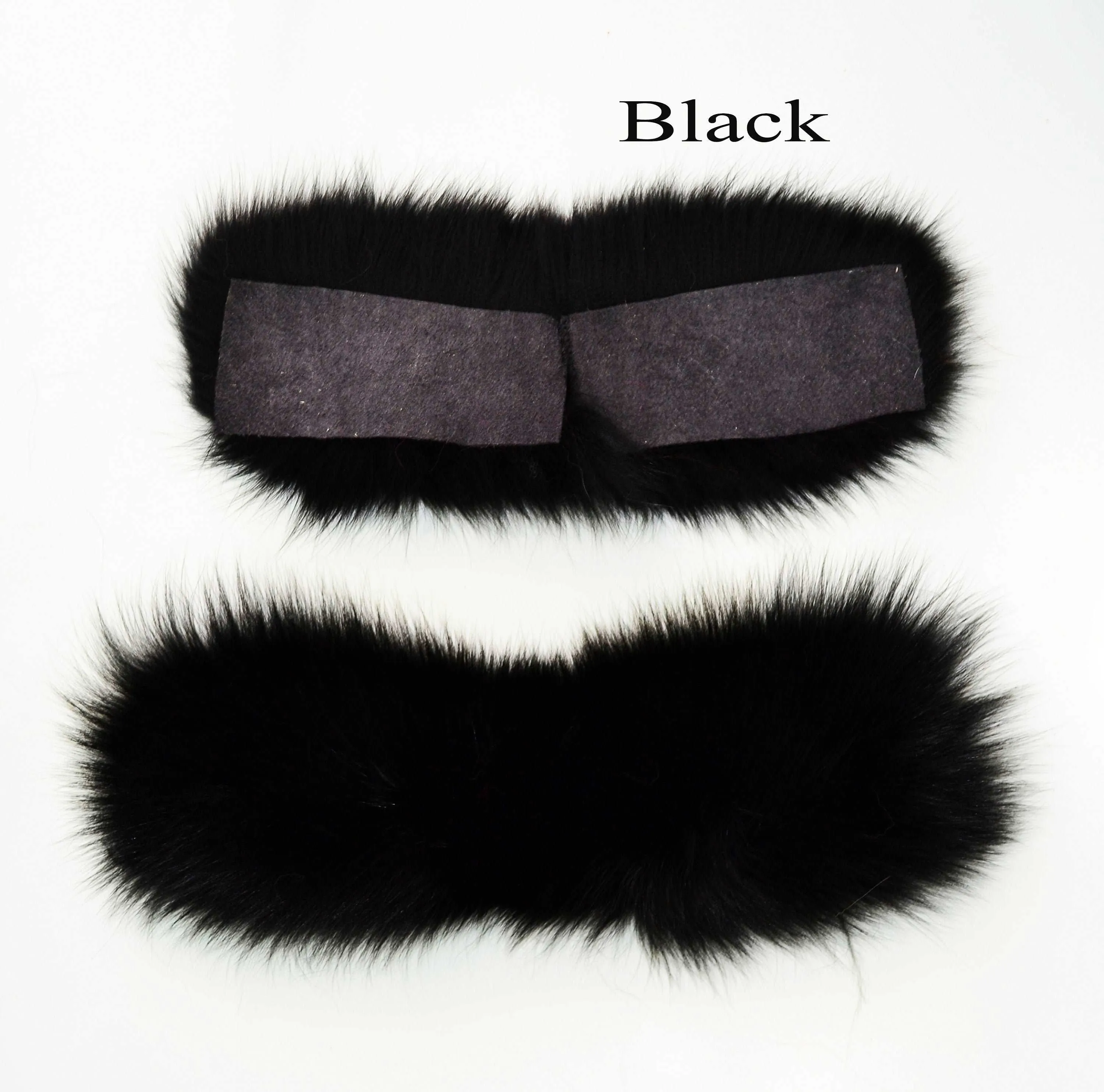 BY ORDER Real Fur for Slippers, Fox Fur Pieces, Pair of Premium Fox Fur Trim, Fox Fur for Sandals, Fluffy Fur Slides Sandals, Fur Slippers