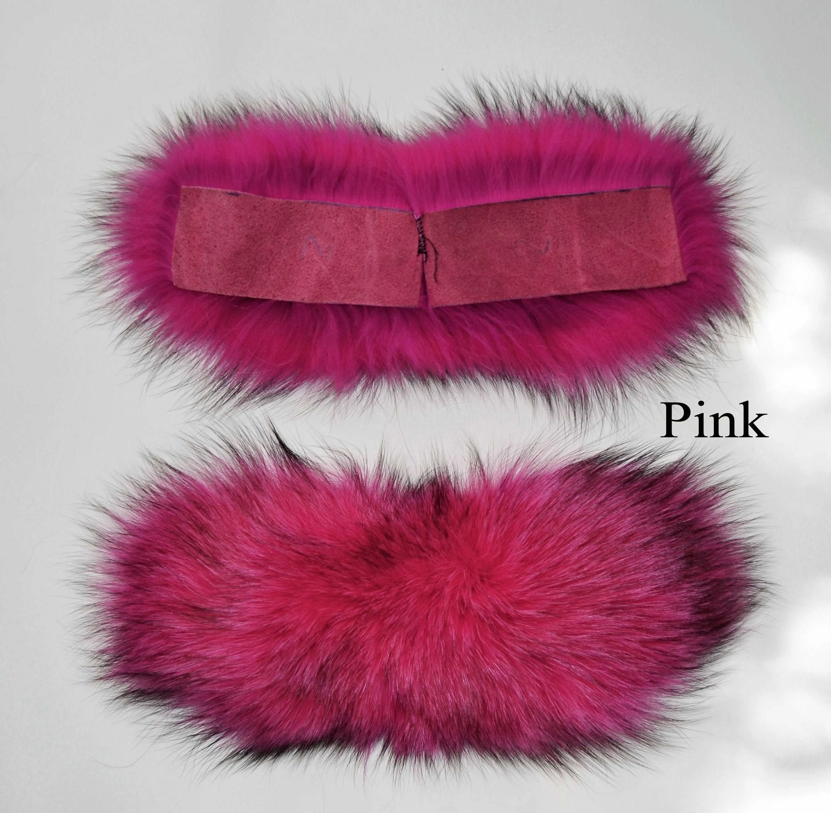 BY ORDER Real Fur for Slippers, Fox Fur Pieces, Pair of Premium Fox Fur Trim, Fox Fur for Sandals, Fluffy Fur Slides Sandals, Fur Slippers