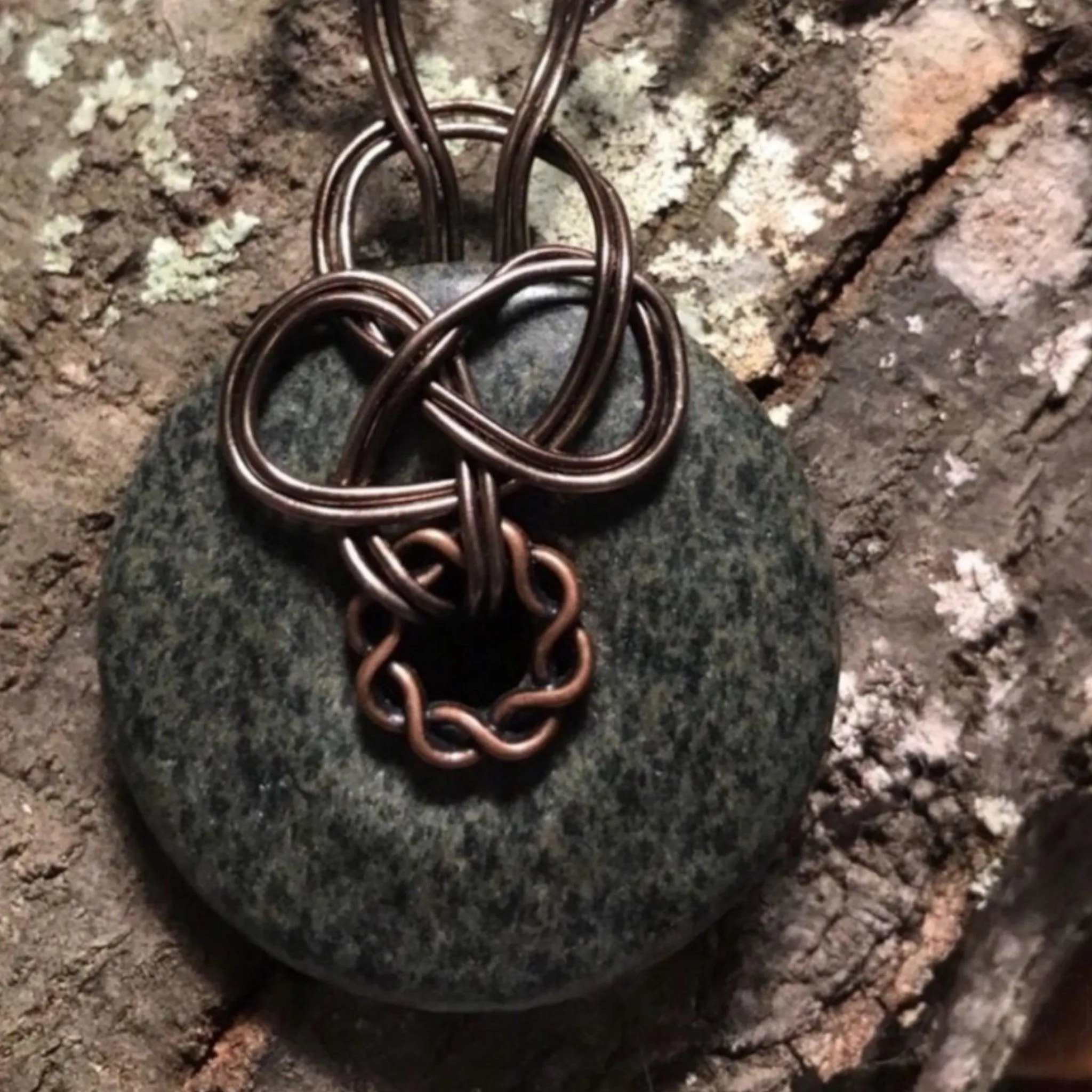 Celtic Jasper Copper Necklace