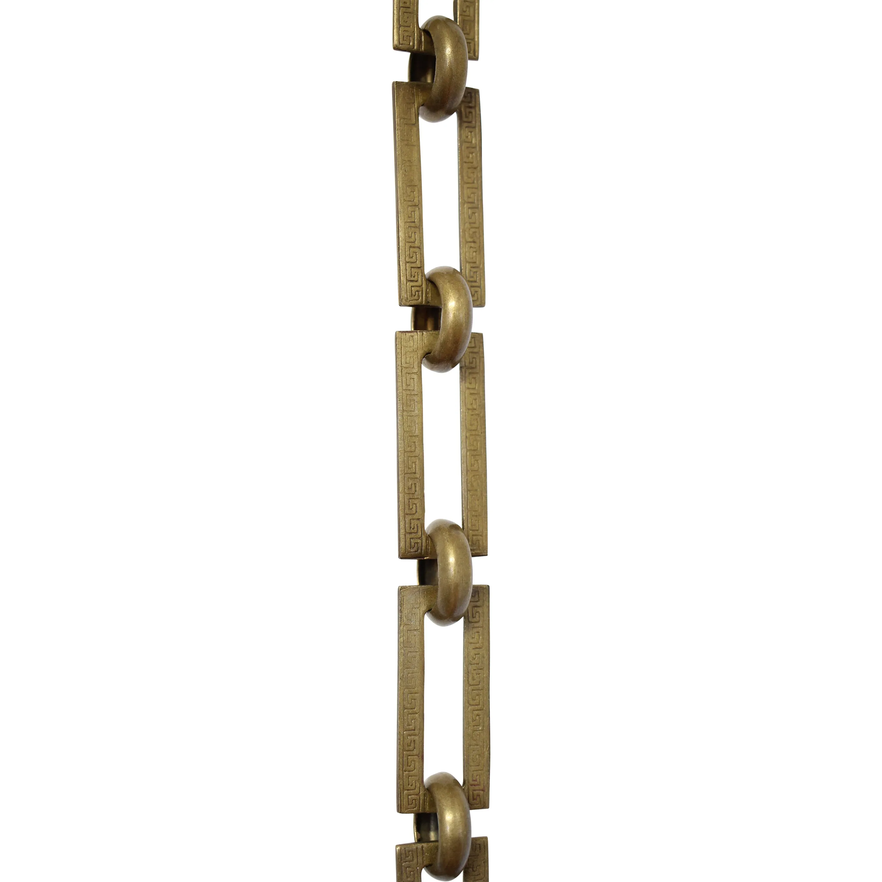 [Chain BR18-U] Brass Greek Key Chandelier Chain