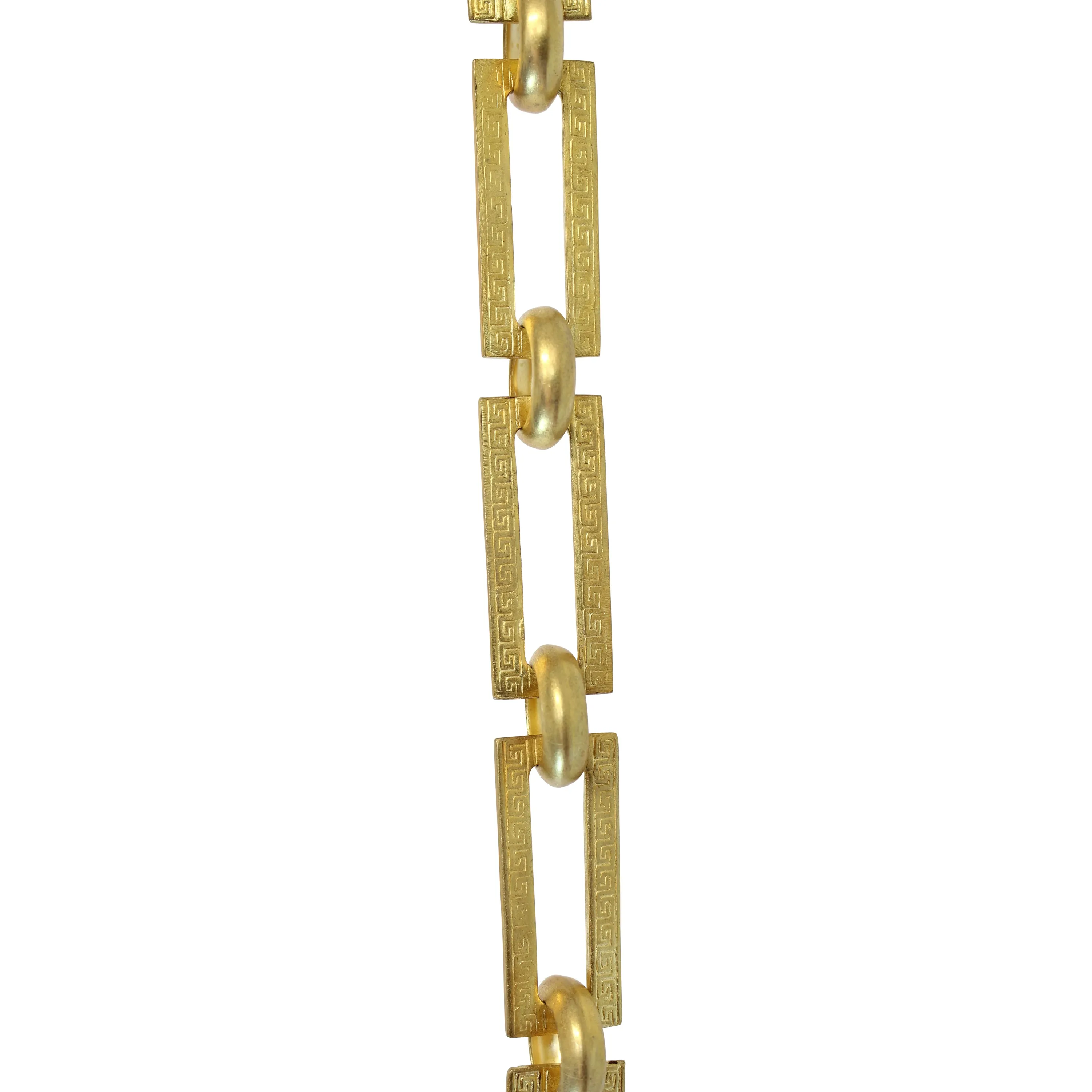 [Chain BR18-U] Brass Greek Key Chandelier Chain