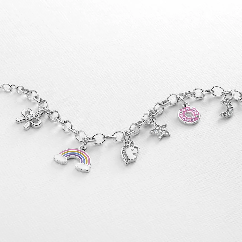 Classic Charms Kids / Children's / Girls for Charm Bracelet - Sterling Silver