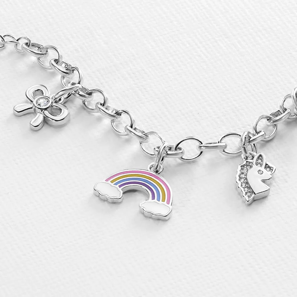 Classic Charms Kids / Children's / Girls for Charm Bracelet - Sterling Silver