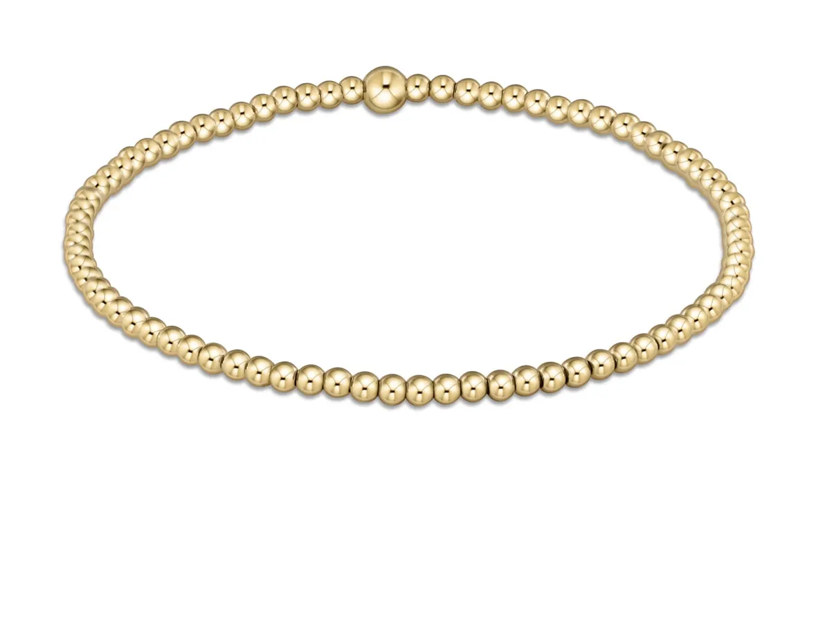 classic gold bead bracelets