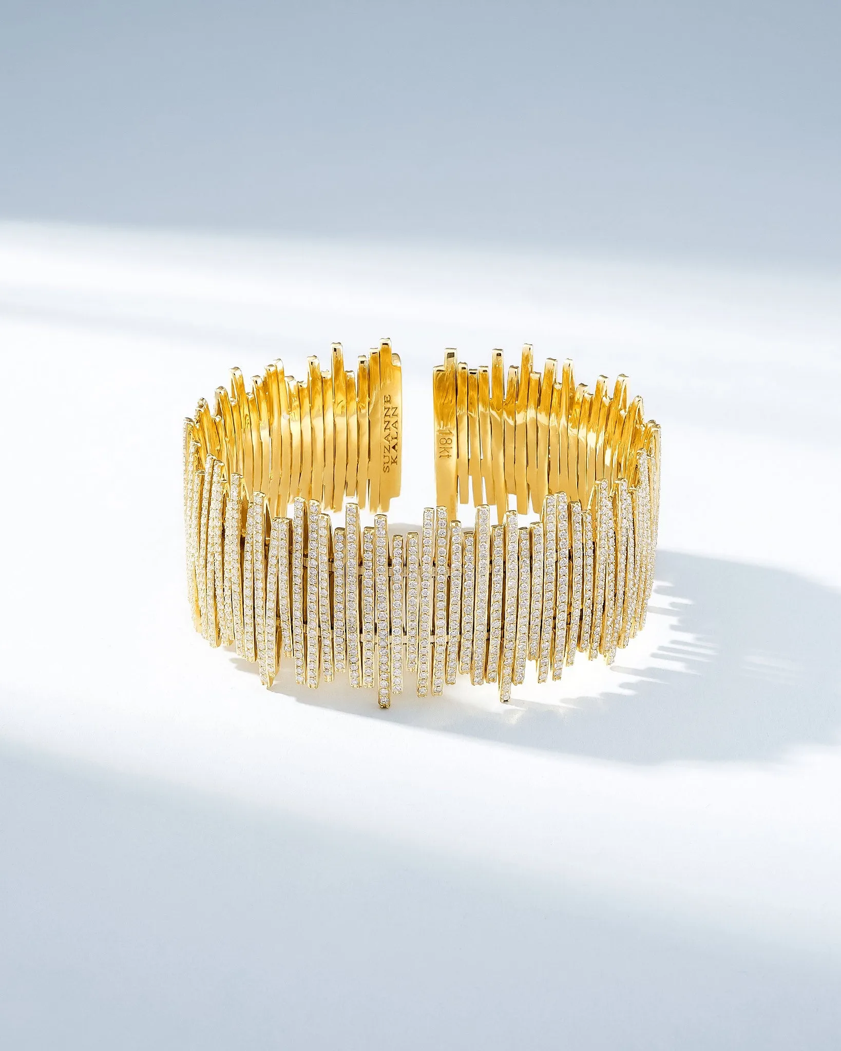 Classic Gold Full Pave Cuff