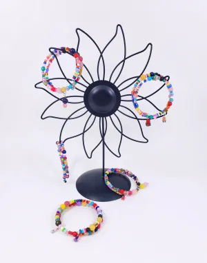 Confetti Memory Wire Bracelet