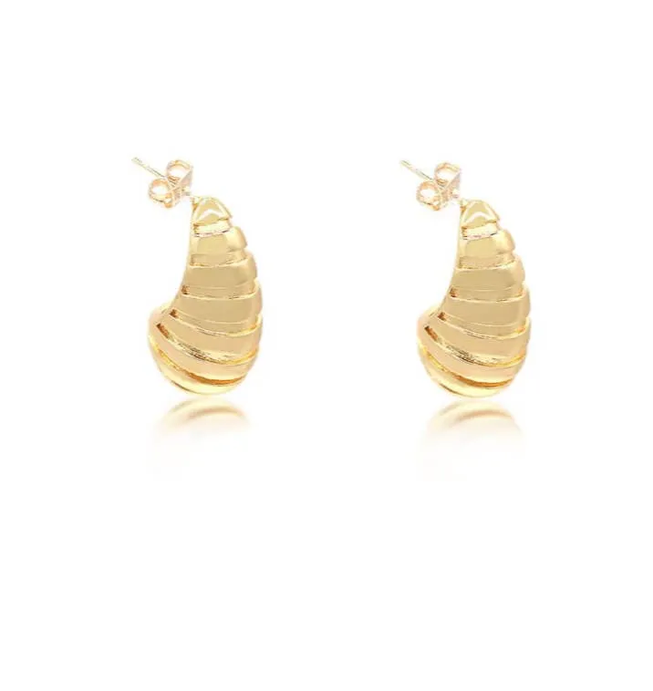 Cut Out Teardrop Water drop Earrings