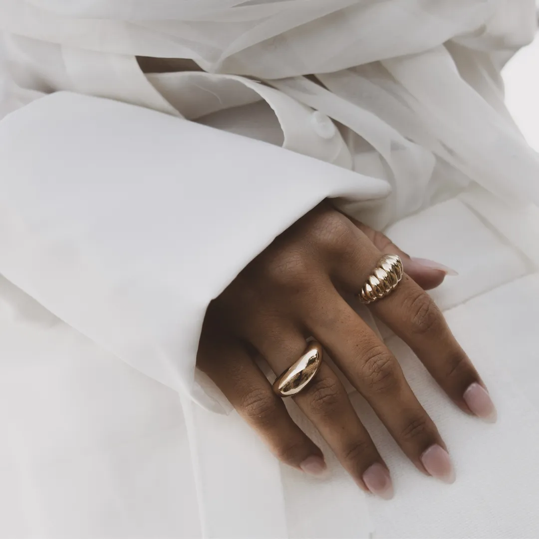 Dome Ring - Solid Gold