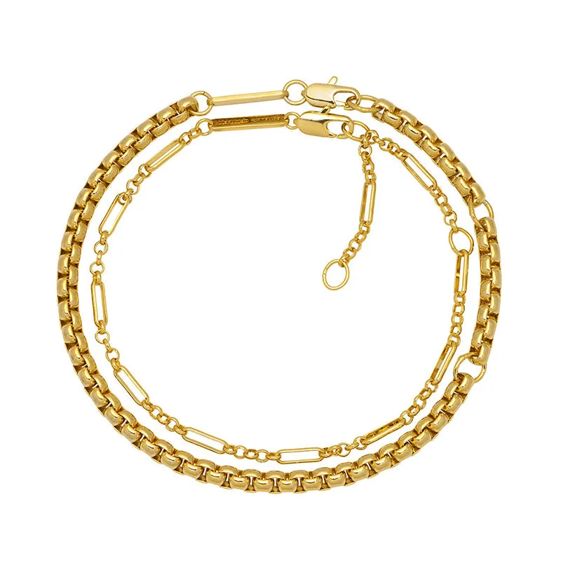 Double Layer Rope Chain Bracelet