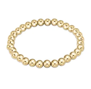 E Newton Classic Gold 6mm Bracelet