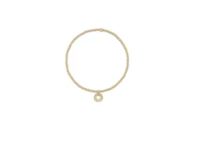 Enewton - Classic Gold 2mm Bead Bracelet - Love Small Gold Disc