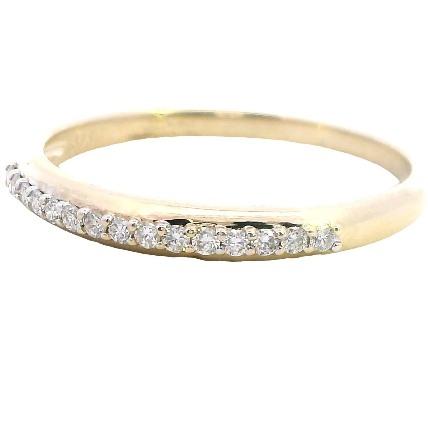 Exquisite 9ct Yellow and White Gold Bridal Set - Timeless Elegance