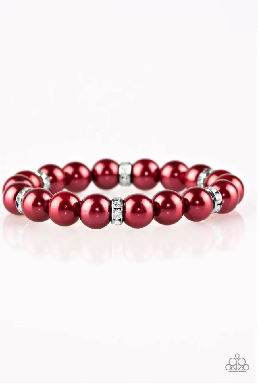 Exquisitely Elite Red Bracelet - Paparazzi Accessories