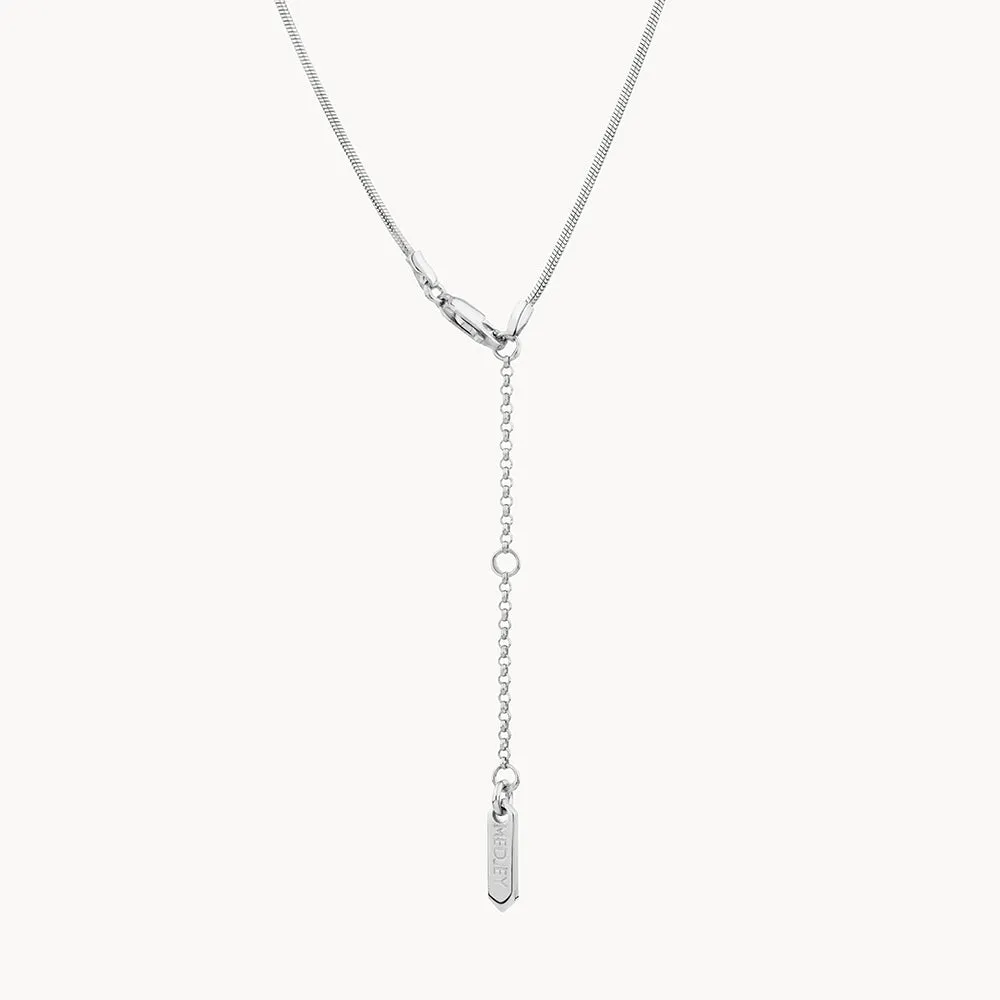 Fine Snake Chain Necklace in Silver