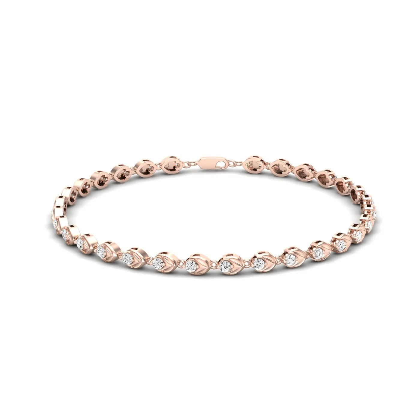 Havana Classic Leaf Diamond Bracelet