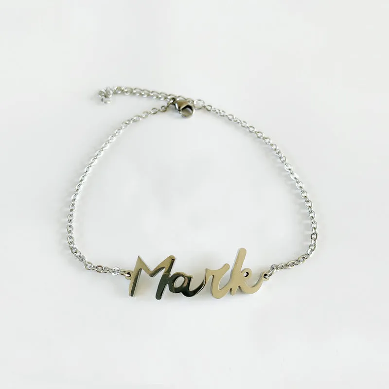 K-POP NCT Member Signature Letter Bracelet