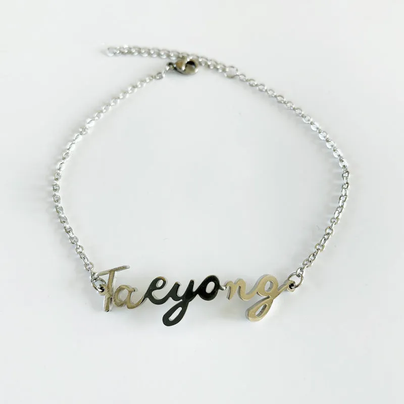 K-POP NCT Member Signature Letter Bracelet