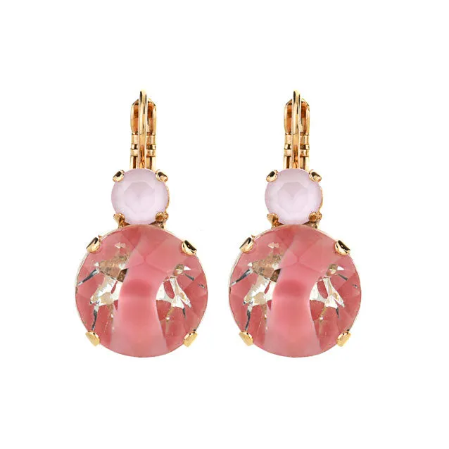 Mariana Extra Luxurious Double Stone "Love" Earrings