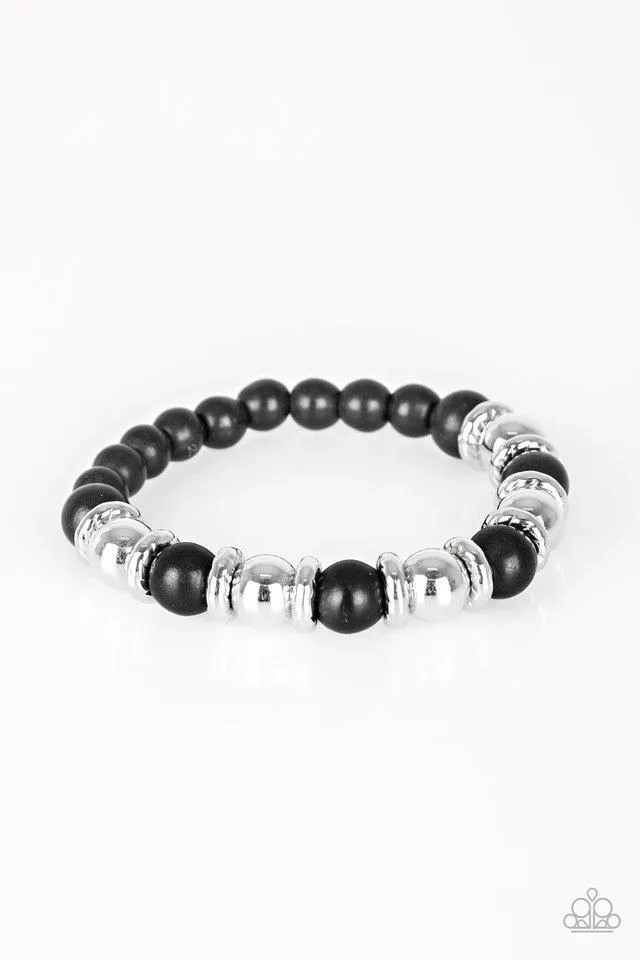 Paparazzi Bracelet ~ Across The Mesa - Black