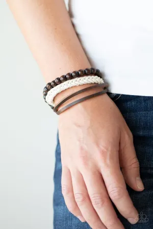 Paparazzi Bracelet ~ Wildly Wrangler - Brown