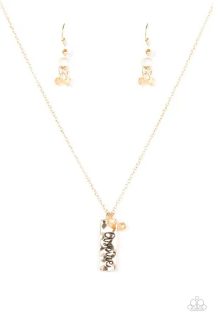 Paparazzi Necklace ~ Aspire - Gold