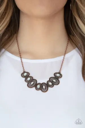 Paparazzi Necklace ~ Trinket Trove - Copper