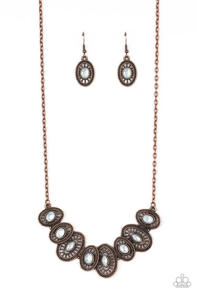 Paparazzi Necklace ~ Trinket Trove - Copper