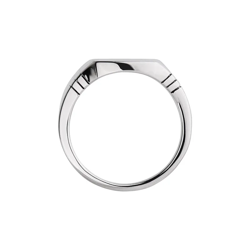 QUADRIS SIGNET MENS RING