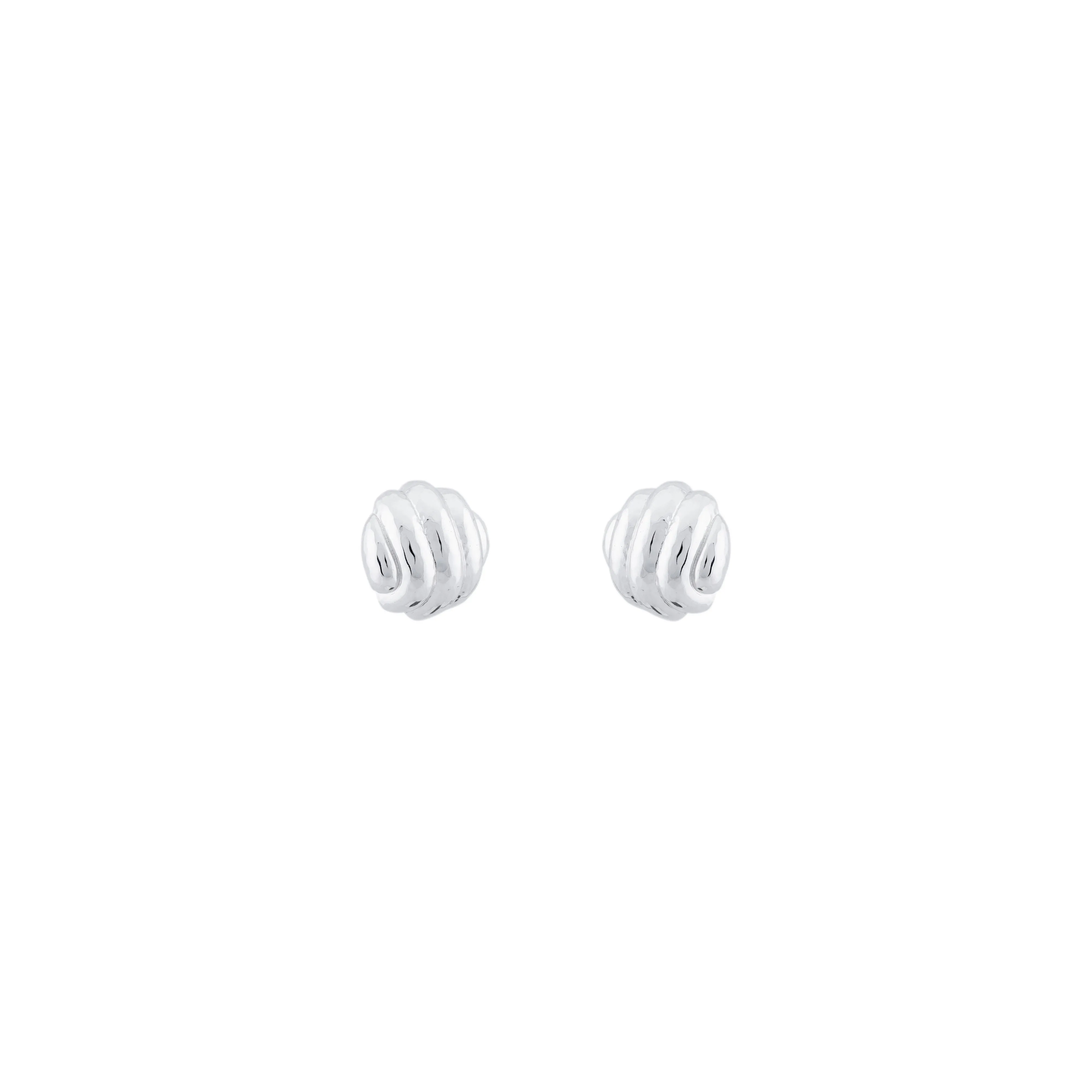 Ripple Earrings Silver