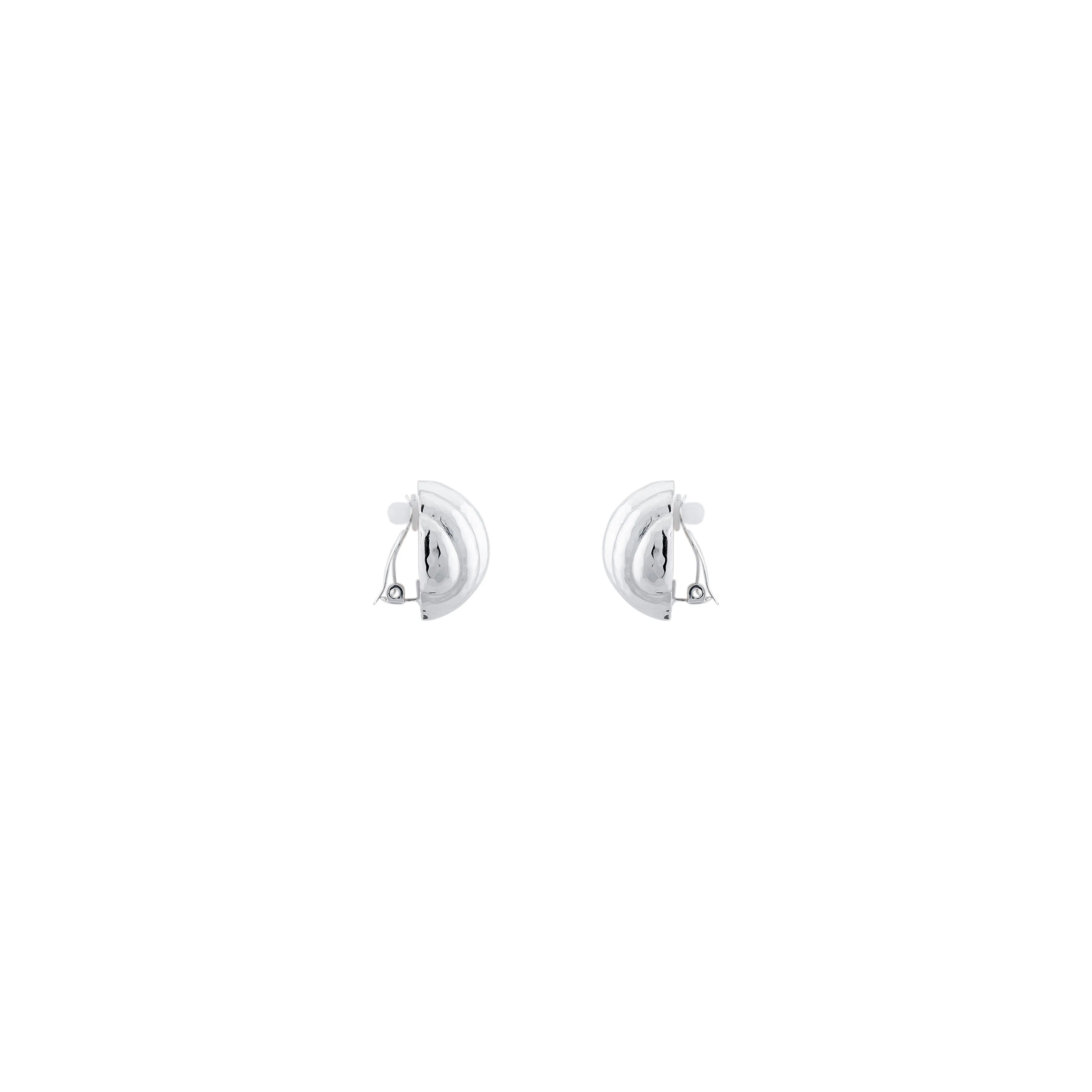 Ripple Earrings Silver