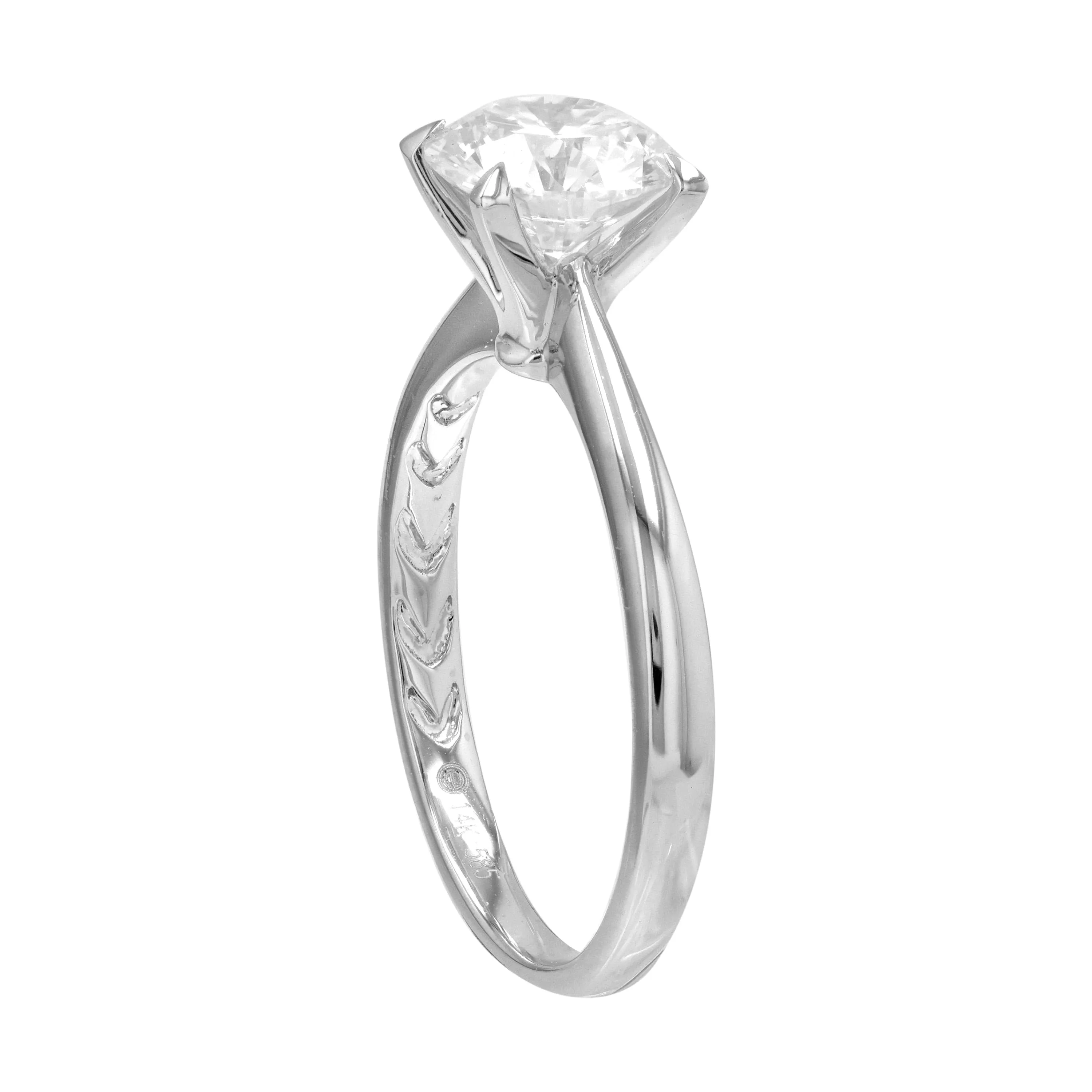 Round Solitaire Semi-Mount Ring