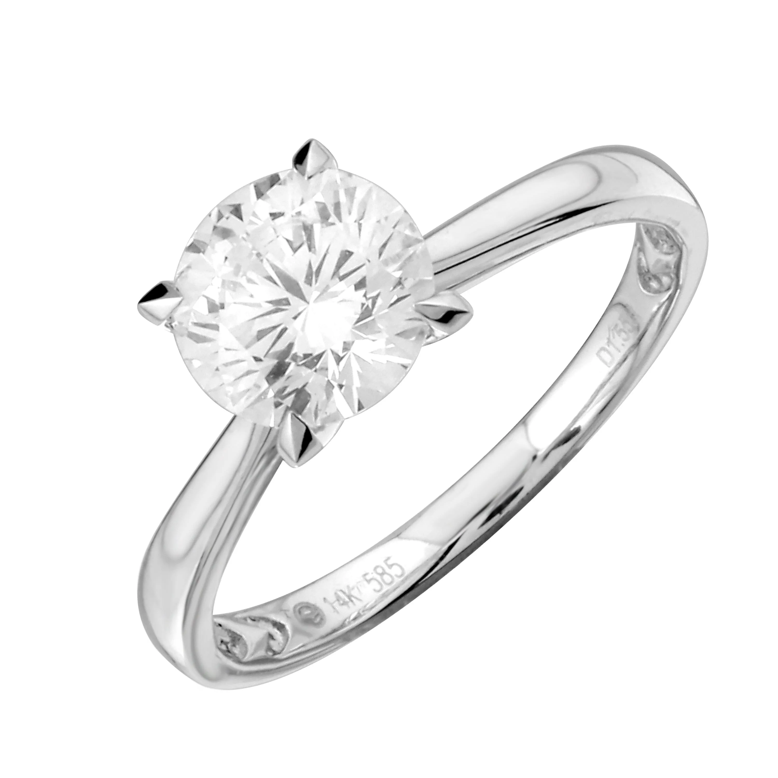 Round Solitaire Semi-Mount Ring