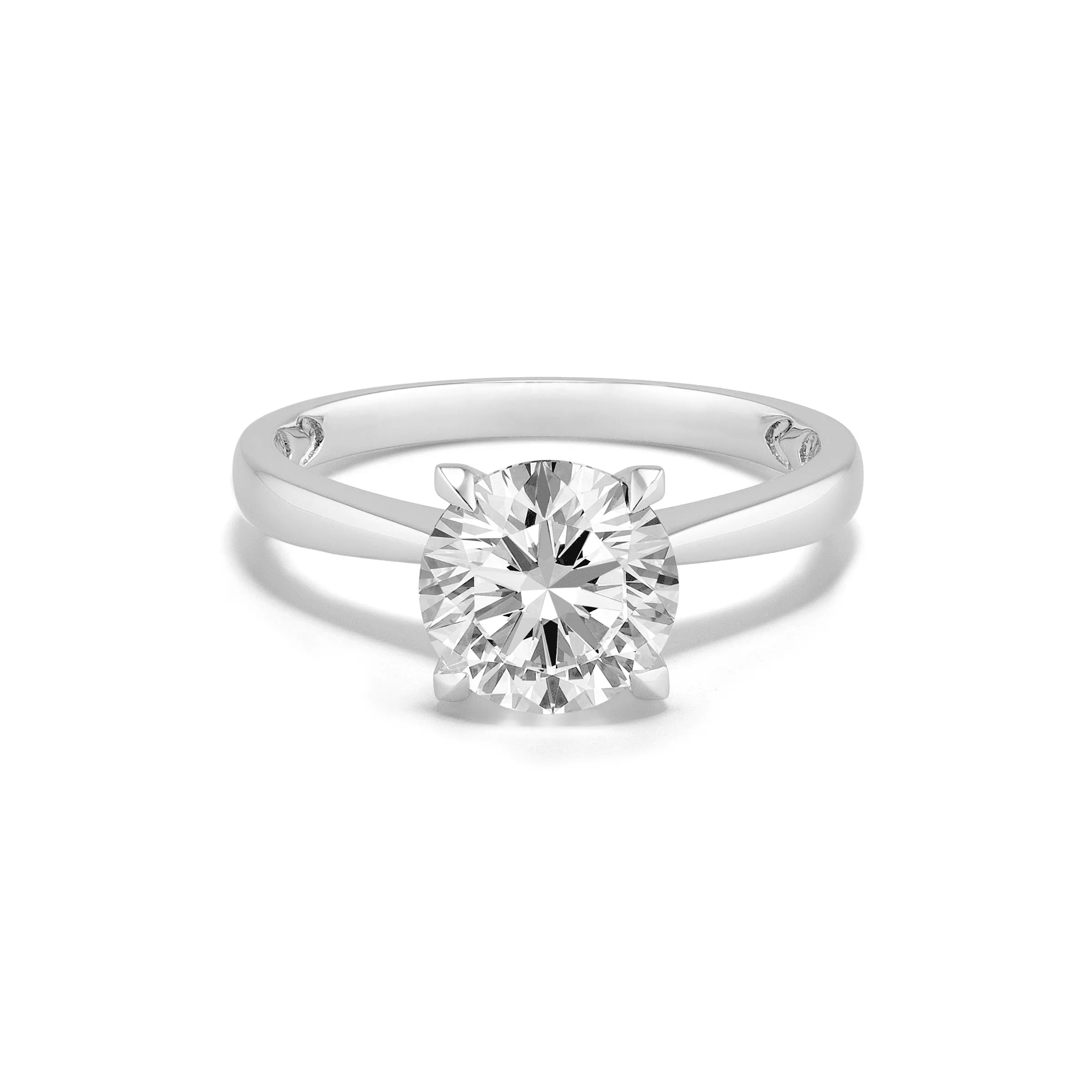 Round Solitaire Semi-Mount Ring