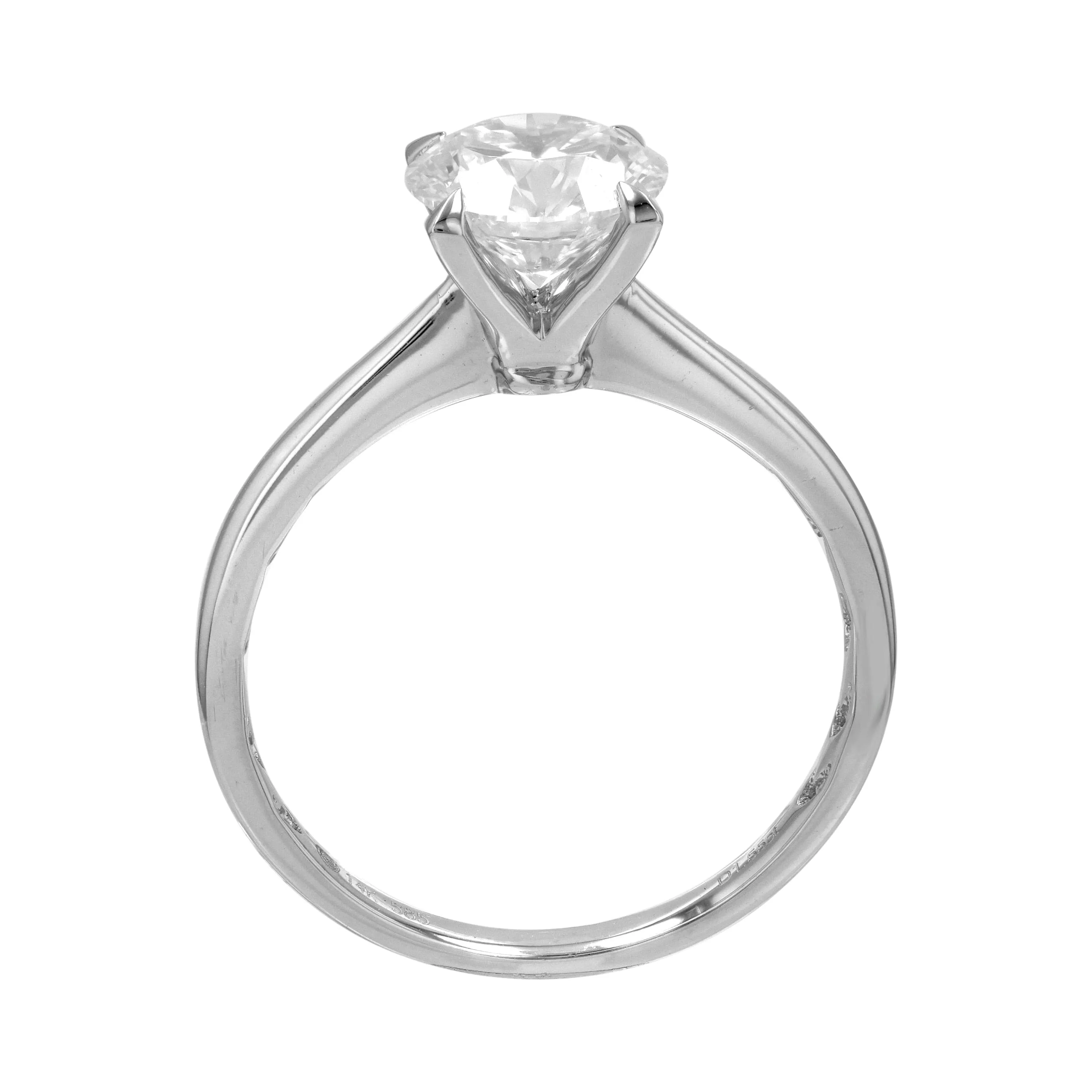 Round Solitaire Semi-Mount Ring