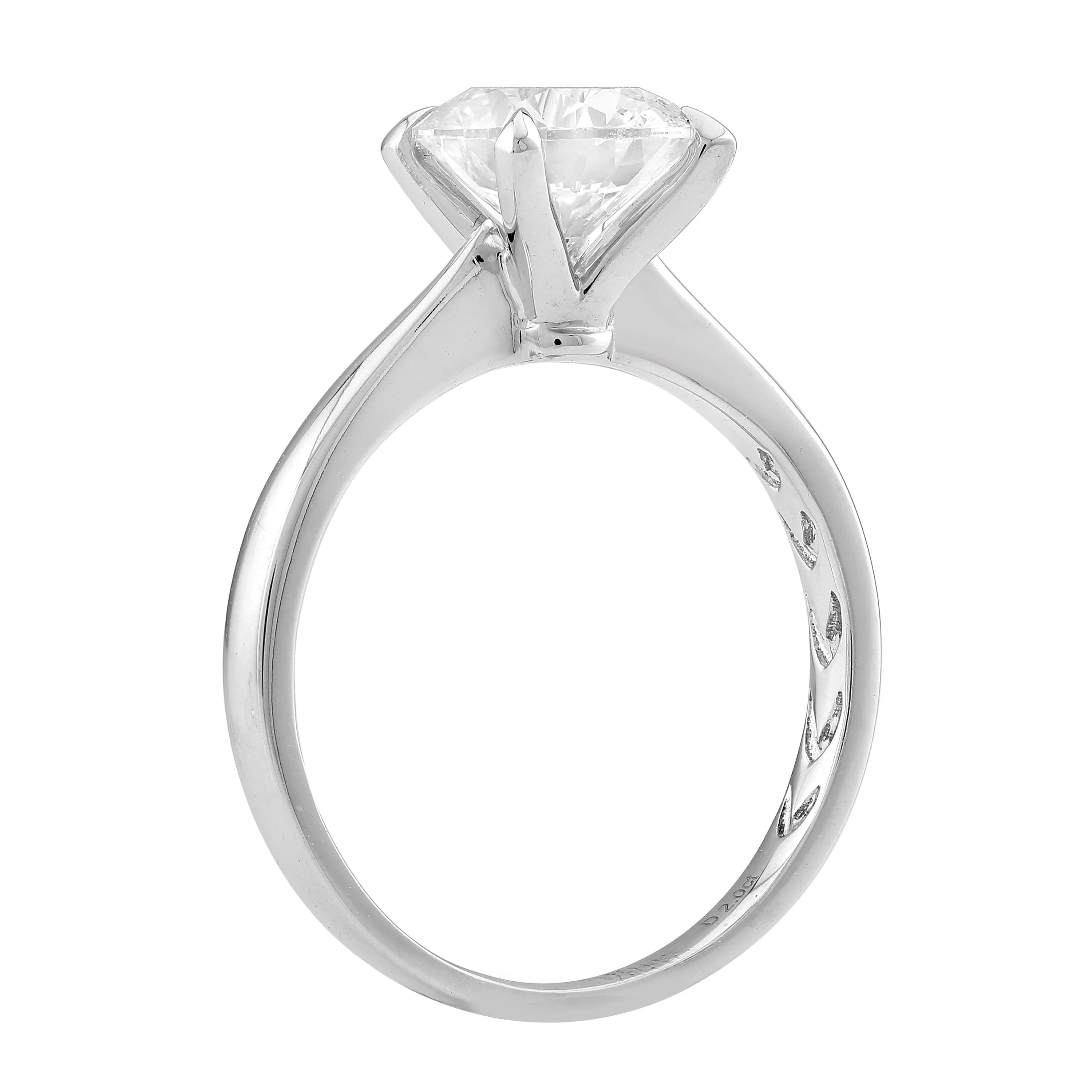 Round Solitaire Semi-Mount Ring