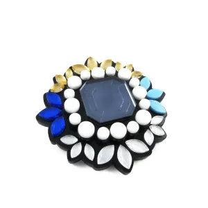 Sofia Blue Semi Precious Stone Brooch