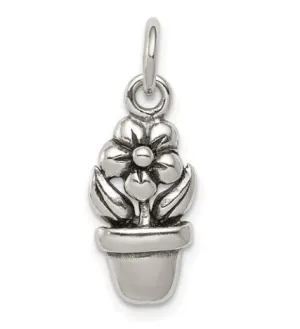 Sterling Silver Flower Charm