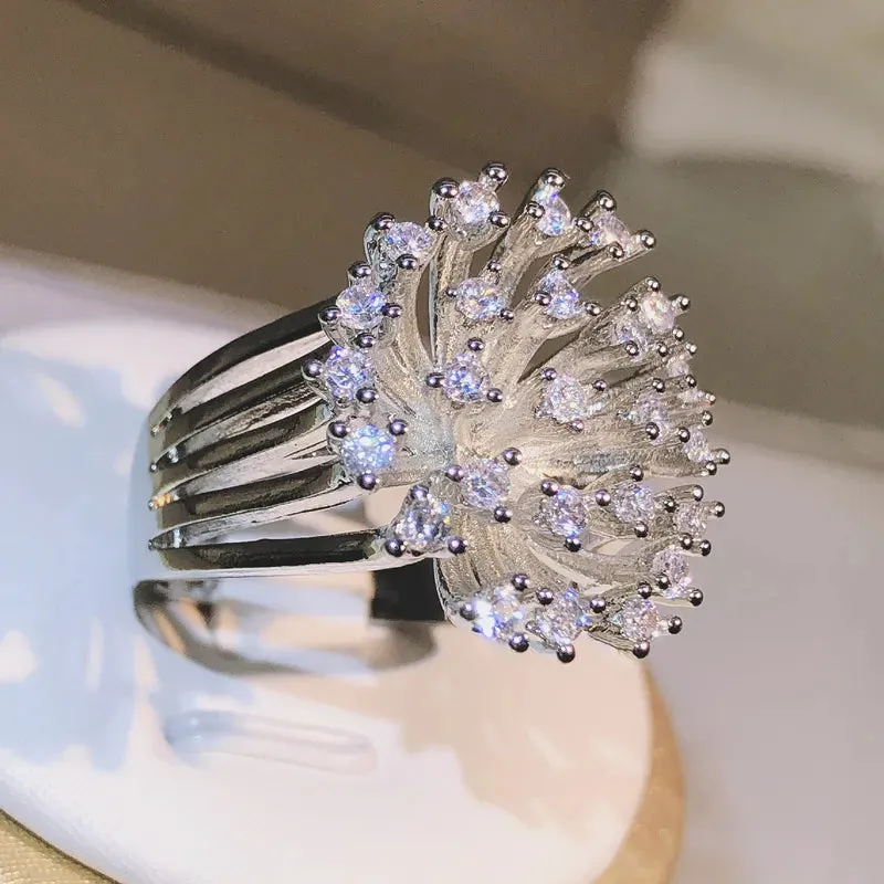 TEEK - Sterling Dandelion Ring