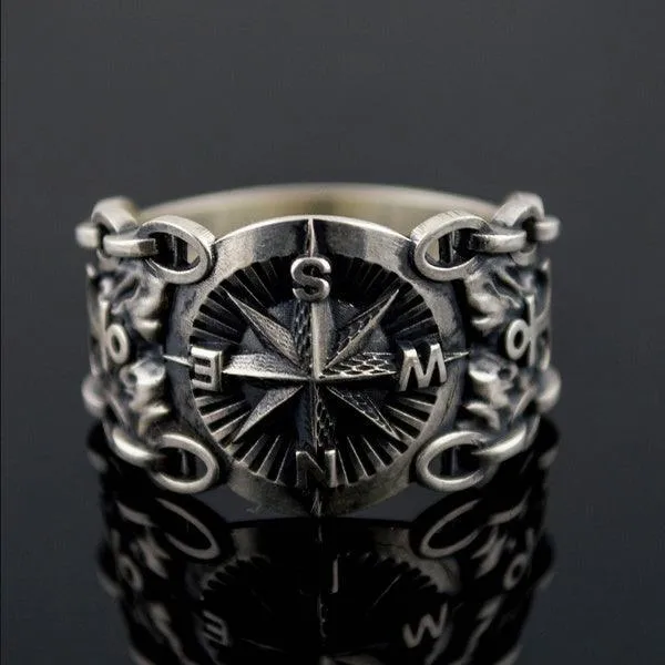 Vintage Compass Ring