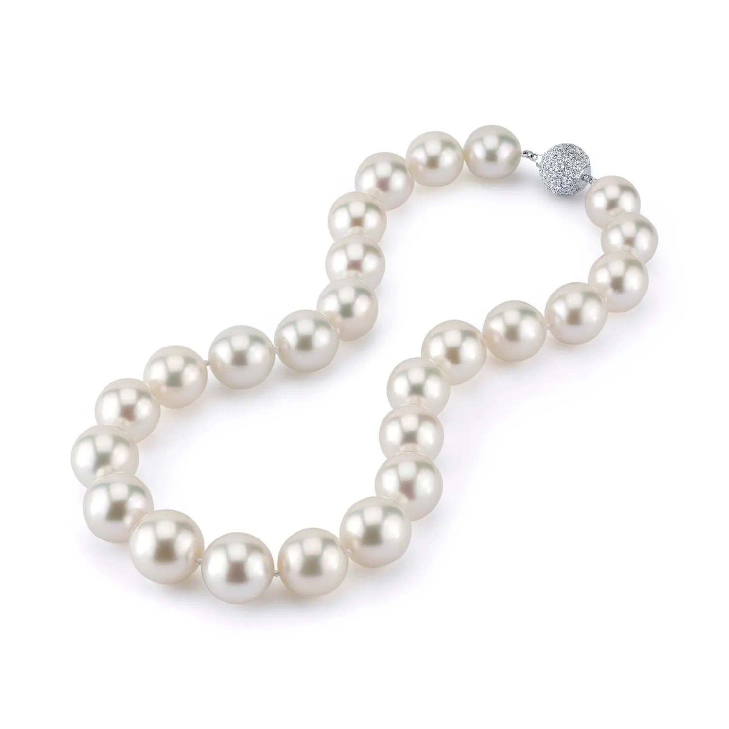 White South Sea Pearl Necklace 15-16.2mm - AAAA Quality