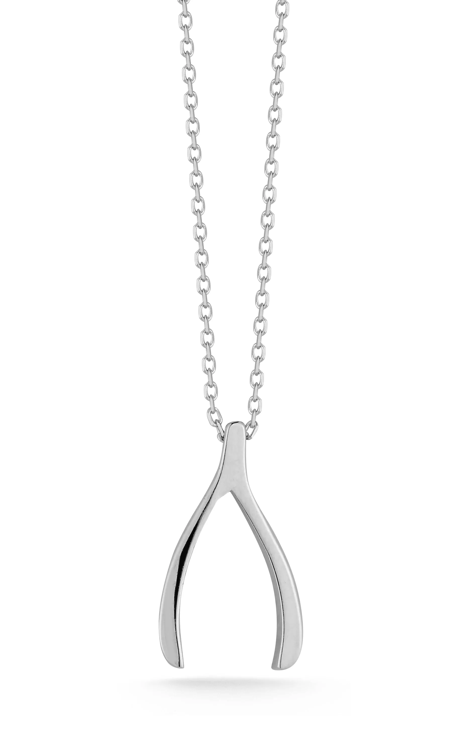 Wishbone Pendant Necklace