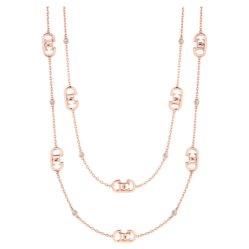 Women Voga Rose Gold Necklace